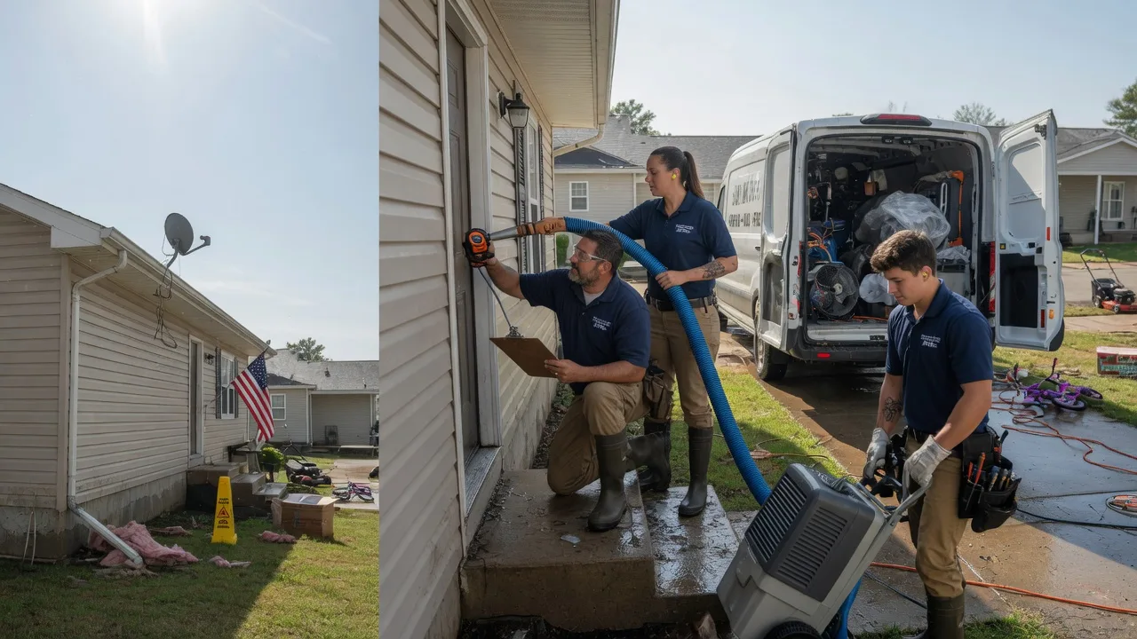 Ceiling Water Damage Restoration in Erskine, MN near me